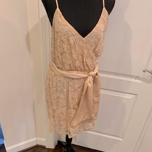 Halston heritage beaded dress